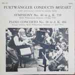 Cover for album: Mozart - Furtwängler, Berlin Philharmonic Orchestra, Yvonne Lefébure – Symphony No. 40 In G, K. 550 / Piano Concerto No. 20 In D, K. 466