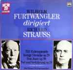 Cover for album: Strauss - Die Wiener Philharmoniker, Wilhelm Furtwängler – Till Eulenspiegels Lustige Streiche Op. 28 / Don Juan Op. 20 / Tod Und Verklärung Op. 24