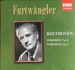 Cover for album: Beethoven / Wilhelm Furtwängler Conducting Wiener Philharmoniker – Sinfonien / Symphonies Nr 5 C Moll / In C Minor / En Ut Mineur, Op, 67 - Nr7 A-Dur / In A Major / En La Majeur, Op. 92(CD, Compilation, Remastered, Mono)