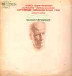 Cover for album: Brahms / Schumann / Furtwängler : Wiener Philharmoniker / Berliner Philharmoniker conducted by Wilhelm Furtwängler with Edwin Fischer – Haydn-Variationen / Manfred-Ouvertüre / Sinfonisches Konzert 2.Satz(LP, Compilation, Mono)