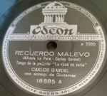 Cover for album: Recuerdo Malevo / Por Tus Ojos Negros(Shellac, 10