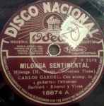 Cover for album: Milonga Sentimental / Mentiras(Shellac, 10