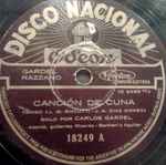 Cover for album: Gardel, Razzano – Canción De Cuna / Las Madreselvas(Shellac, 10