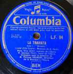 Cover for album: M. Georges Thill, M. Eugene Bigot, M. Philippe Gaubert – La Traviata / Paillasse(Shellac, 10