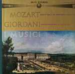 Cover for album: Mozart, Giordani, I Musici – Adagio Et Fugue, K. 546 - Divertimenti, K. 137 Et K. 138 / Concerto Pour Clavecin, Et Orchestre A Cordes(LP, Stereo)