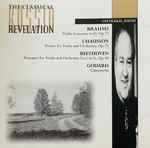 Cover for album: David Oistrakh - Brahms / Chausson / Beethoven / Godard – Violin Concerto In D, Op. 77 / Poème / Romance No. 1 / Canzonetta(CD, )
