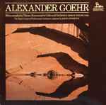 Cover for album: Alexander Goehr - Moray Welsh, The Royal Liverpool Philharmonic Orchestra, David Atherton (2) – Metamorphosis / Dance. Romanza For Cello And Orchestra(LP)