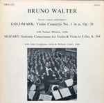 Cover for album: Bruno Walter, Goldmark With Nathan Milstein, Mozart With John Corigliano (2), William Lincer – Violin Concerto No. 1 In A, Op. 28 / Sinfonia Concertante For Violin & Viola In E-Flat, K. 364(LP, Mono)