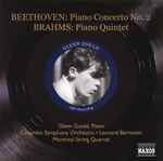 Cover for album: Glenn Gould, Columbia Symphony Orchestra, Leonard Bernstein, Montreal String Quartet - Beethoven / Brahms – Piano Concerto No. 2 / Piano Quintet(CD, Compilation, Mono)