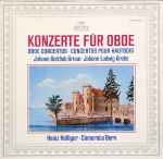 Cover for album: Johann Gottlieb Graun, Johann Ludwig Krebs, Camerata Bern, Heinz Holliger – Konzerte Für Oboe(LP, Stereo)