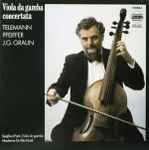 Cover for album: Telemann, Pfeiffer, J.G. Graun, Siegfried Pank - Akademie Für Alte Musik – Viola Da Gamba Concertata