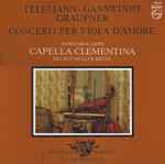 Cover for album: Telemann / Ganswindt / Graupner, Dorothea Jappe, Capella Clementina, Helmut Müller-Brühl – Concerti Per Viola D'Amore(LP, Stereo)