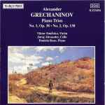 Cover for album: Alexander Grechaninov, Viktor Simčisko, Juraj Alexander, Daniela Ruso – Piano Trios (No. 1, Op. 38 • No. 2, Op. 138)(CD, Album, Stereo)