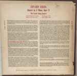 Cover for album: Edvard Grieg, Pascal String Quartet – Quartet In G Minor, Opus 27(LP)
