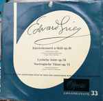 Cover for album: Klavierkonzert A-moll Op. 16 / Lyrische Suite Op. 54 / Norwegische Tänze Op. 35(LP, Mono)