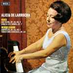 Cover for album: Alicia De Larrocha, Grieg / Mendelssohn – Nocturne, Op. 54, No. 4 / Sonata In E Minor, Op. 7 / Capriccio, Op. 33, No. 1 / Variations Sérieuses, Op. 54