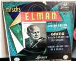 Cover for album: Grieg - Mischa Elman With Joseph Seiger – Violin Sonata No.1 In F Major / Violin Sonata No.3 In C Minor