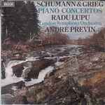 Cover for album: Schumann & Grieg, Radu Lupu, London Symphony Orchestra, André Previn – Piano Concertos