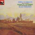 Cover for album: Grieg, Schumann, Horacio Gutiérrez, The London Philharmonic Orchestra, Klaus Tennstedt – Grieg - Schumann Piano Concertos