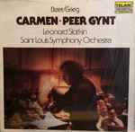 Cover for album: Bizet / Grieg, Leonard Slatkin, Saint Louis Symphony Orchestra – Carmen · Peer Gynt