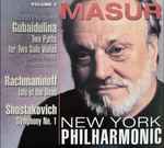 Cover for album: Kurt Masur At The  New York Philharmonic Orchestra - Gubaidulina / Rachmaninoff / Shostakovich – Two Paths For Two Solo Violas • Isle Of The Dead • Symphony No. 1(CD, Album)