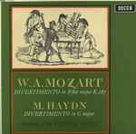 Cover for album: W.A. Mozart / M. Haydn – Divertimento In B Flat Major K.287 / Divertimento In G Major