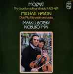 Cover for album: Mozart / Michael Haydn – Mark Lubotsky, Nobuko Imai – The Duos For Violin And Viola K.423-424 / Duo No.1 For Violin And Viola