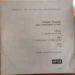 Cover for album: Darius Milhaud, Georges Auric, Jacques Ibert, Ensemble Instrumental À Vent De Paris – Musique Francaise Pour Instruments A Vent(LP, Mono)