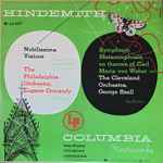 Cover for album: Hindemith - The Philadelphia Orchestra, Eugene Ormandy / The Cleveland Orchestra, George Szell – Nobilissima Visione (Concert Suite From The Ballet 