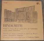Cover for album: Hindemith, Janos Sebestyen, Alessandro Esposito, Umberto Cattini – Sonata I E Sonata III Per Organo  / Concerto Per Organo E Orchestra Da Camera Op. 46 N.2