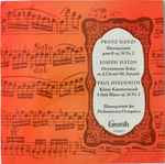 Cover for album: Franz Danzi, Joseph Haydn, Paul Hindemith – Bläserquintette(LP, Album, Stereo)