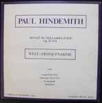Cover for album: Paul Hindemith, Andràs Von Tòszeghi, Hamish Milne – Sonate Für Viola Und Klavier, Op.25 No.4(LP)