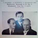 Cover for album: Paul Hindemith, Emanuel Feuermann & Szymon Goldberg - Hindemith & Beethoven – Serenade In D, Op. 8 / Trio No. 2 (1933)(LP, Mono)