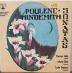 Cover for album: Poulenc + Hindemith, Martin Gatt, Thomas Kelly, Leslie Pearson – Sonatas