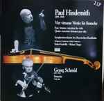 Cover for album: Paul Hindemith / Georg Schmid, Symphonie-Orchester Des Bayerischen Rundfunks, Rafael Kubelik, Robert Heger – Vier Virtuose Werke Für Bratsche