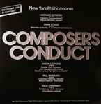 Cover for album: New York Philharmonic, Leonard Bernstein, Pierre Boulez, Aaron Copland, Paul Hindemith, Igor Stravinsky, Erica Morini – Composers Conduct(2×LP, Promo, Stereo, Mono)