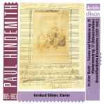 Cover for album: Paul Hindemith - Bernhard Billeter – Bisher Unveröffentlicht Gebliebene Klavierwerke = Previously Unpublished Piano Works(CD, Album)