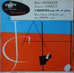 Cover for album: Jacques Chailley, Arthur Honegger, Marie-Thérèse Chailley, Jean Hubeau – 2 Sonates Pour Alto Et Piano(LP, 10