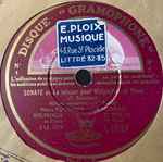 Cover for album: F. Schubert / Pierre Fournier, Jean Hubeau – Sonate En La Mineur Pour Violoncelle Et Piano(2×Shellac, 12