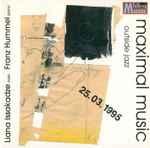 Cover for album: Liana Isakadze, Franz Hummel – Maximal Music Outside Jazz(CD, Album)