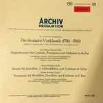 Cover for album: Carl Philipp Emanuel Bach / Johann Friedrich Fasch / Johann Joachim Quantz – Doppelkonzert Für Cembalo, Fortepiano Und Orchester In Es-dur / Sonata G-dur / Trisonate C-dur