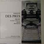 Cover for album: Josquin Des Prés, Prague Madrigal Singers – Missa Pangue Lingua - Trois Motets(LP, Album, Stereo)
