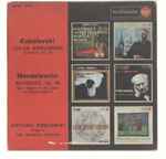 Cover for album: Kabalevski, Mendelssohn, Arturo Toscanini Dirige La NBC Symphony Orchestra – Colas Breugnon, Ouverture, Op. 24 / Scherzo, Op. 61 (Dal 