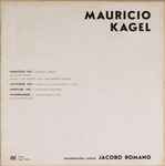 Cover for album: Mauricio Kagel introducción critica Jacobo Romano - Gerd Zacher / Juan Allende-Blin / Ernstalbrecht Stiebler – Phantasie 1967 / Antithese 1962 / Montage 1967 / Pandorasbox(LP)