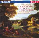 Cover for album: András Adorján, Huguette Dreyfus, C.P.E Bach – 4 Sonatas For Flute And Harpsichord