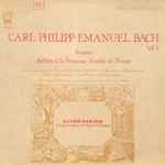 Cover for album: Carl Philipp Emanuel Bach, Xavier Darasse – Sonates Dédiées À La Princesse Amélie De Prusse (Vol. 1)(LP)