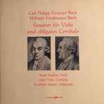 Cover for album: Carl Philipp Emanuel Bach, Wilhelm Friedemann Bach, Karel Špelina, Josef Hála, František Sláma – Sonaten Für Viola Und Obligates Cembalo(LP, Album)