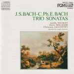 Cover for album: J. S. Bach - C. Ph. E. Bach - Aurèle Nicolet, Heinz Holliger, Christiane Jaccottet, Manfred Sax, Angela Schwartz – Trio Sonatas