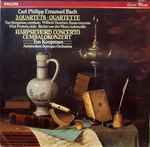 Cover for album: Carl Philipp Emanuel Bach / Ton Koopman, Wilbert Hazelzet, Wiel Peeters, Richte van der Meer, Amsterdam Baroque Orchestra – 3 Quartets . Quartette / Harpsichord Concerto . Cembalokonzert