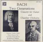 Cover for album: Bach, Bach, Benjamin Verdery, Dennis Masuzzo, Laurentian String Quartet, Brandenburg Collegium, Anthony Newman – Two Generations: Concerti For Guitar And Chamber Orchestra